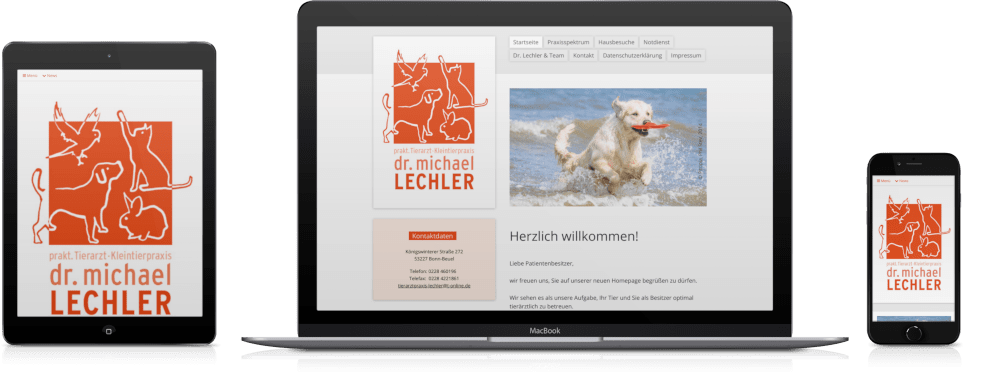 #webdesignbonn - Dr. med. vet. Michael Lechler | prakt. Tierarzt, Kleintierpraxis | Bonn Nordrhein-Westfalen www.ihr-tierarzt-in-bonn.de